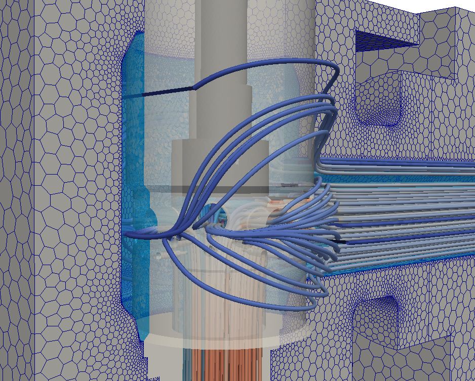 JT CFD thermal model for xmas tree