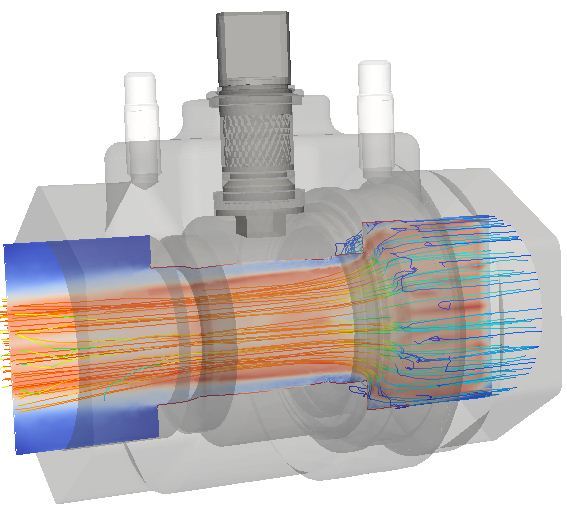 Erosion particle tracking using CFD analysis