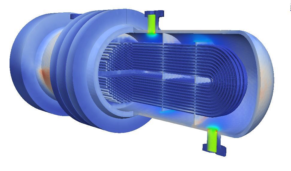 Heat exchanger thermal fatigue analysis