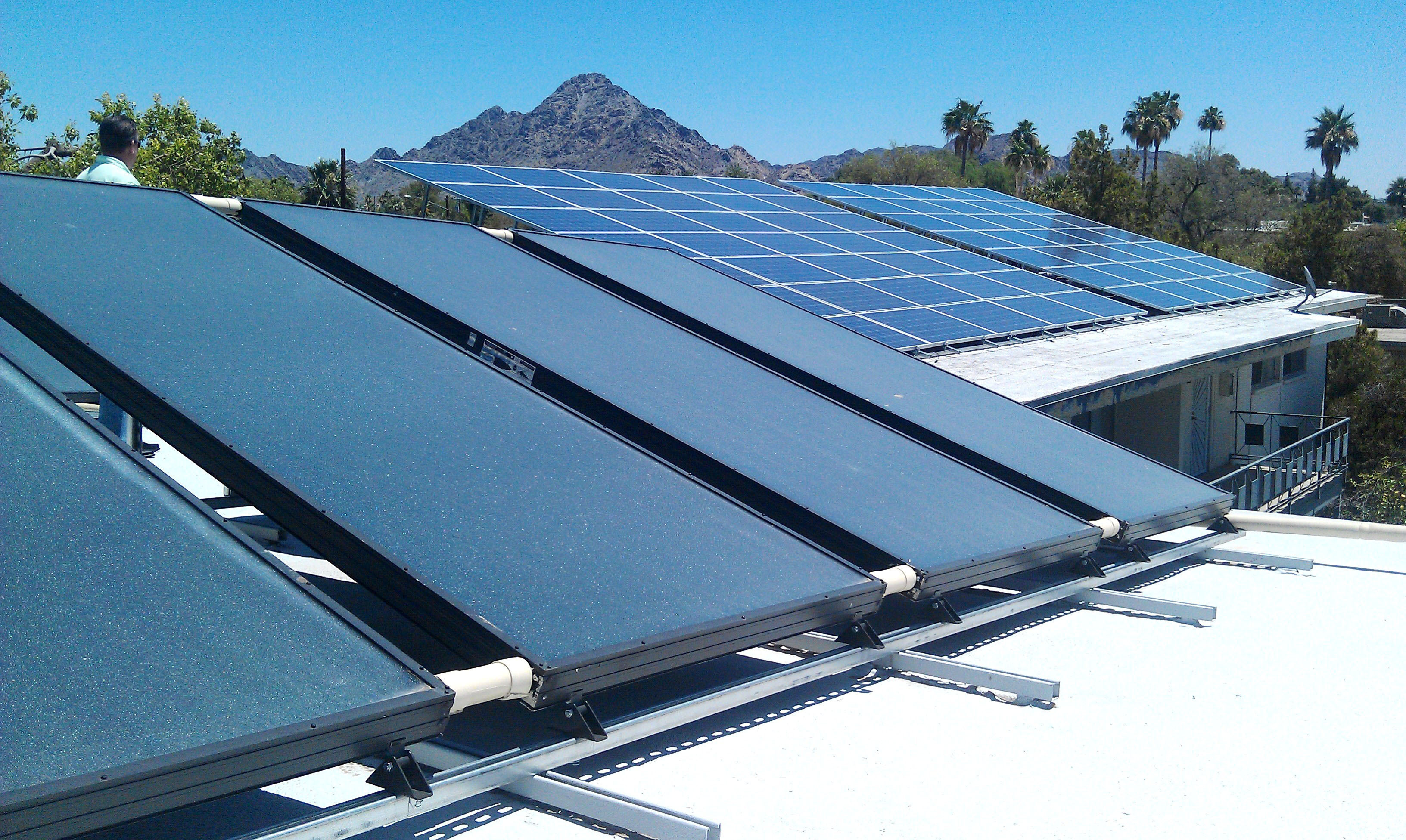 Solar power simulation