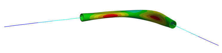 induction bend FEA stress analysis