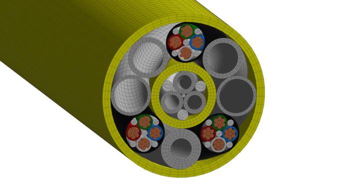 Subsea umbilical FEA analysis