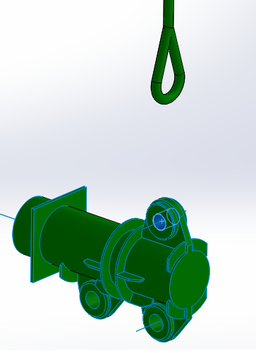 tendon fastening FEA model offshore