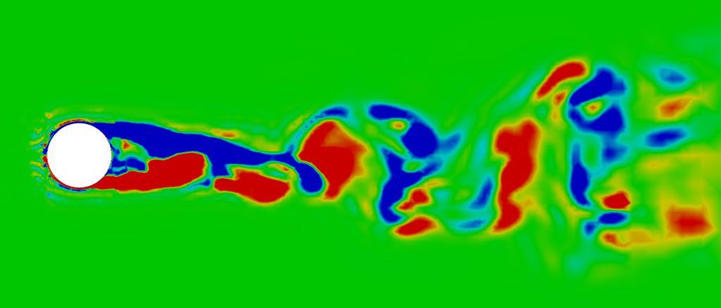 VIV vortex shedding cfd analysis