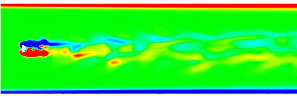 CFD based vortex induced vibration calculation